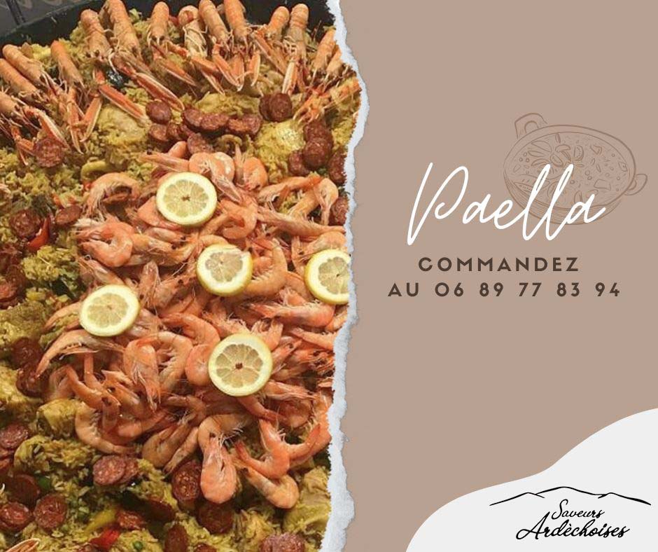 Commandez notre Paëlla !